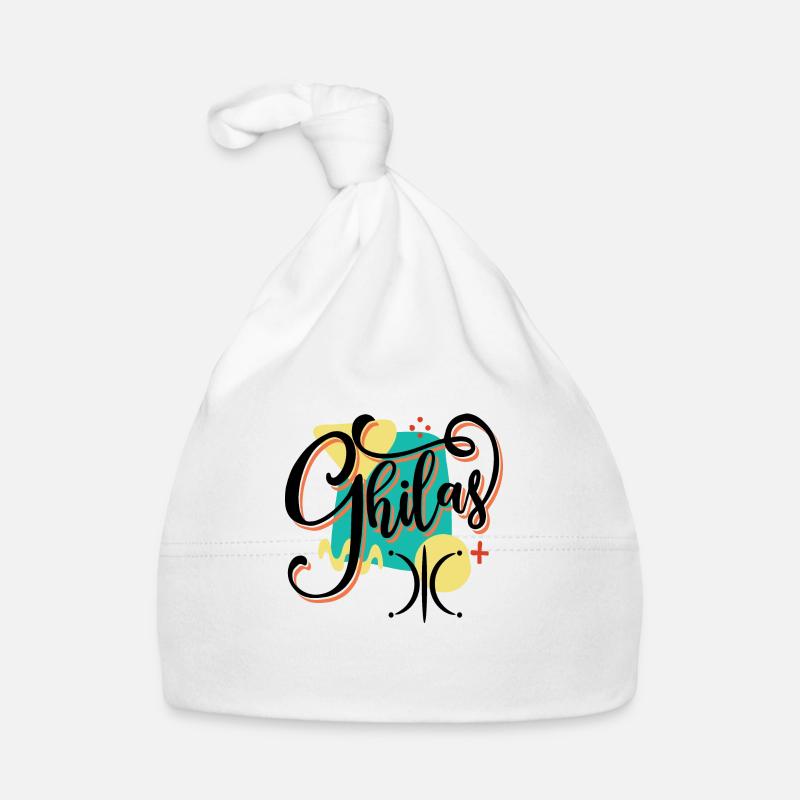 Ghilas - Bonnet bio Bébé - blanc