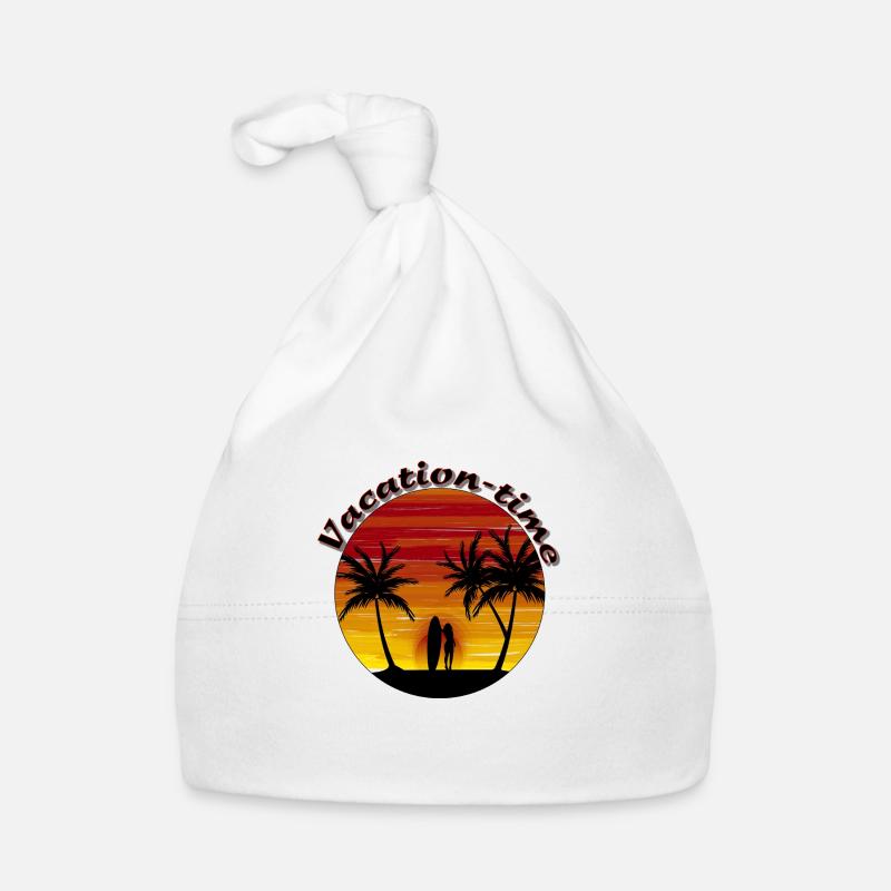 Vacation time Organic Baby Cap