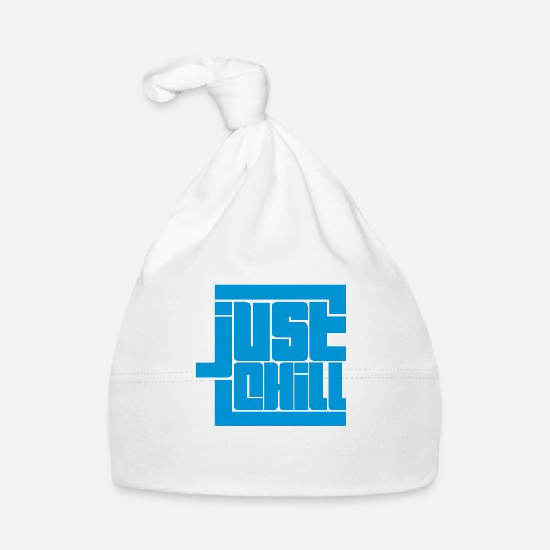 Dire juste chill Logo Bonnet bio Bébé