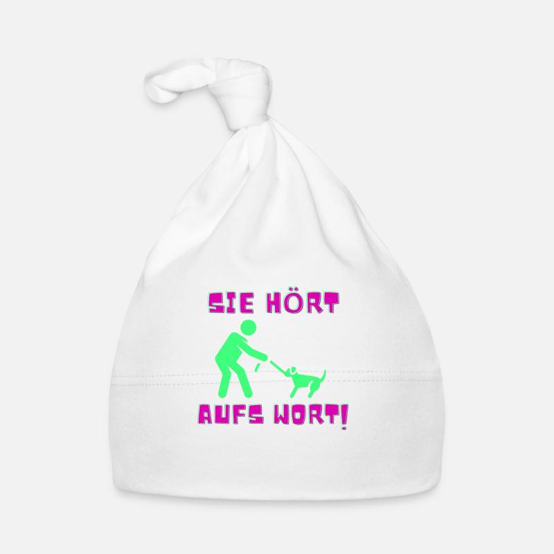 Sie hört aufs Wort Baby Bio-Mütze