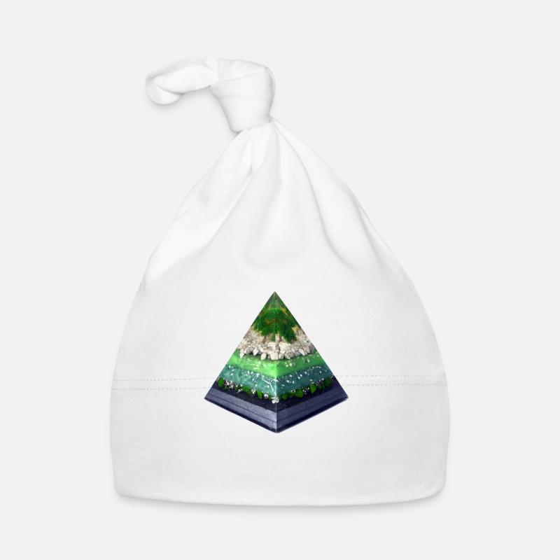 Baum der Seelen Pyramide Baby Bio-Mütze