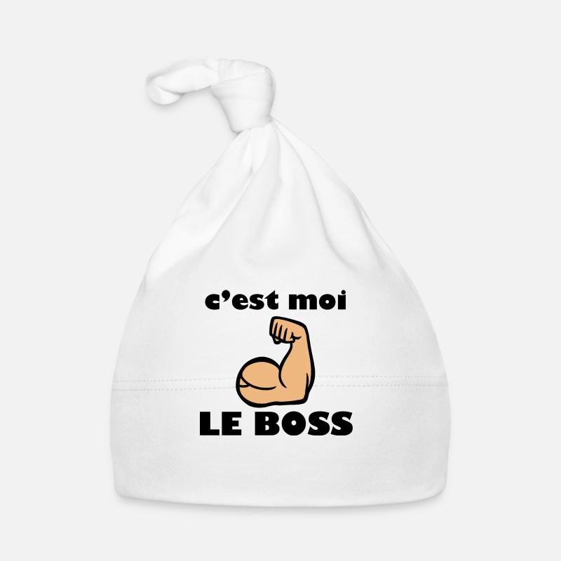 c'est moi le boss Bonnet bio Bébé