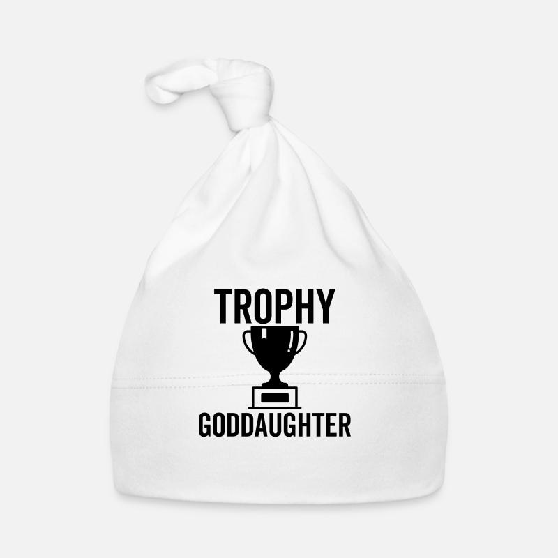 Trophäe Patentochter Baby Bio-Mütze