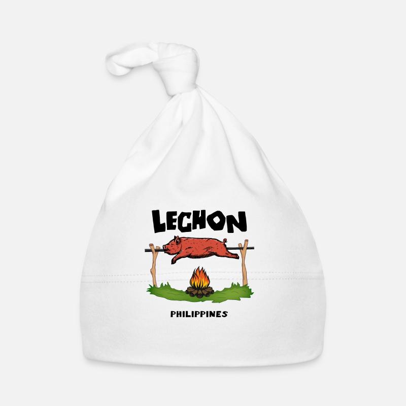 Lechon Philippinen Spanferkel Cebu Manila Geschenk Baby Bio-Mütze
