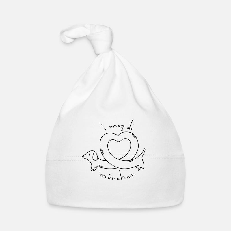 I mog di - noir Bonnet bio Bébé