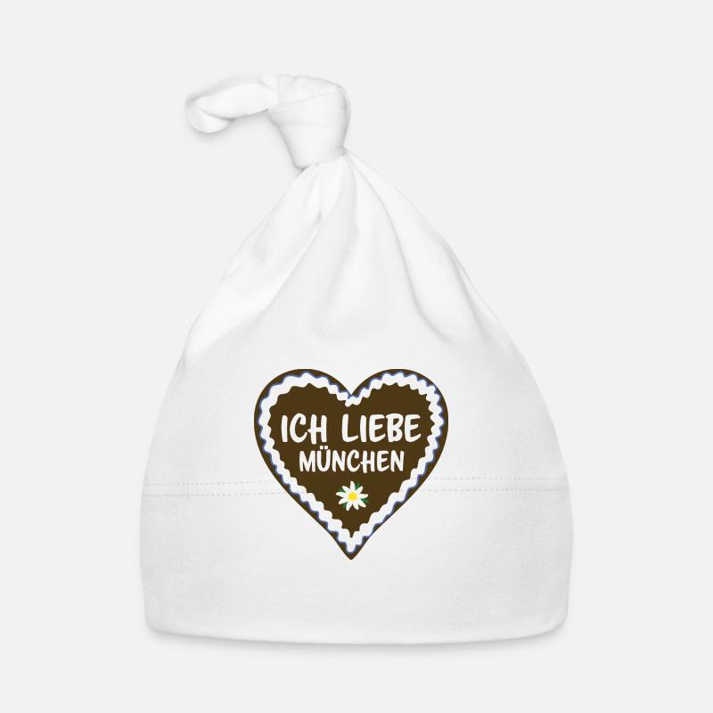 I love Munich Organic Baby Cap