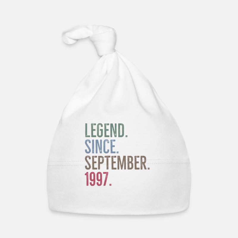 Legend Since September 1997 Organic Baby Cap