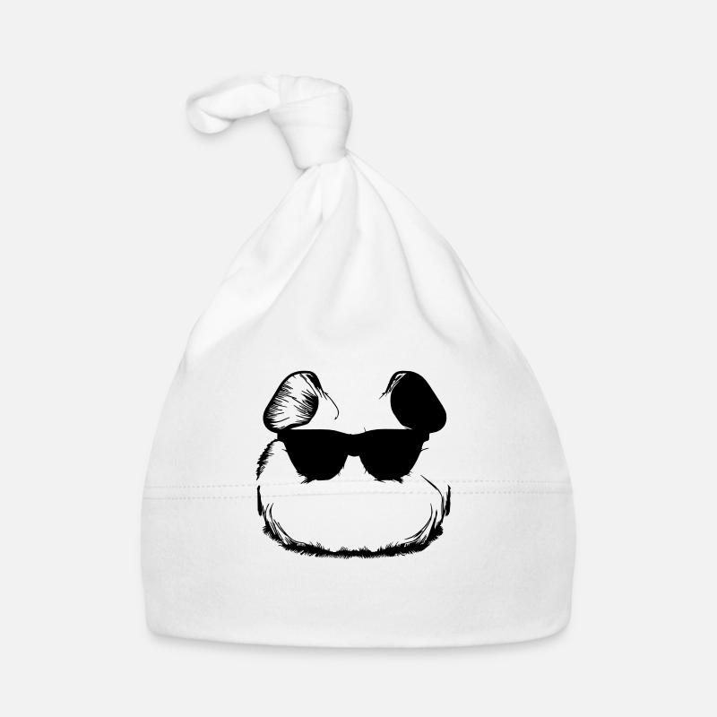 Guinea pig cool sunglasses funny vector 16 Organic Baby Cap