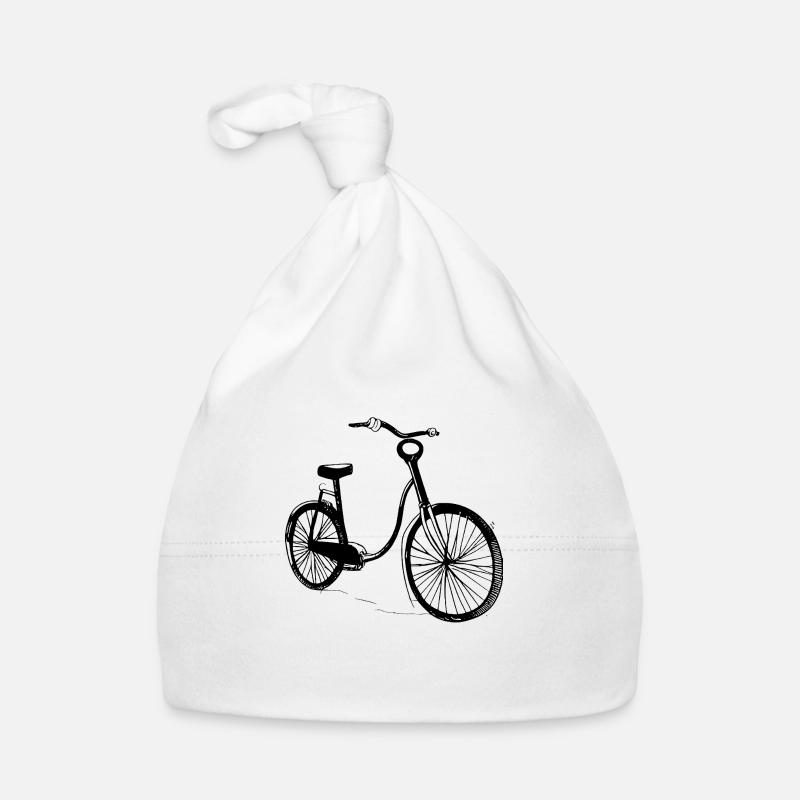 Vélo Doodle Bicyclettes Cycling Silhouette 3 Bonnet bio Bébé