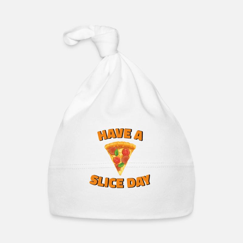 PRENEZ UNE TRANCHE DE PIZZA Bonnet bio Bébé