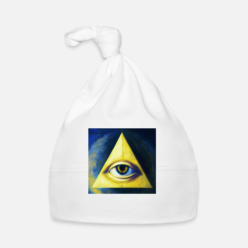 All Seeing Eye Organic Baby Cap