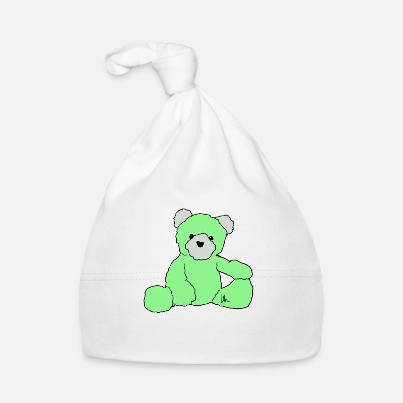 Teddy - Bonnet bio Bébé - blanc