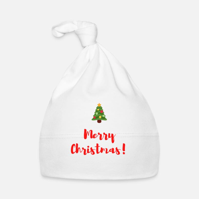 Frohe Weihnachten Geschenkidee Baby Bio-Mütze