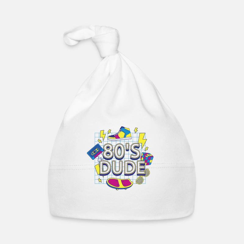 80èr DUDE Baby Bio-Mütze
