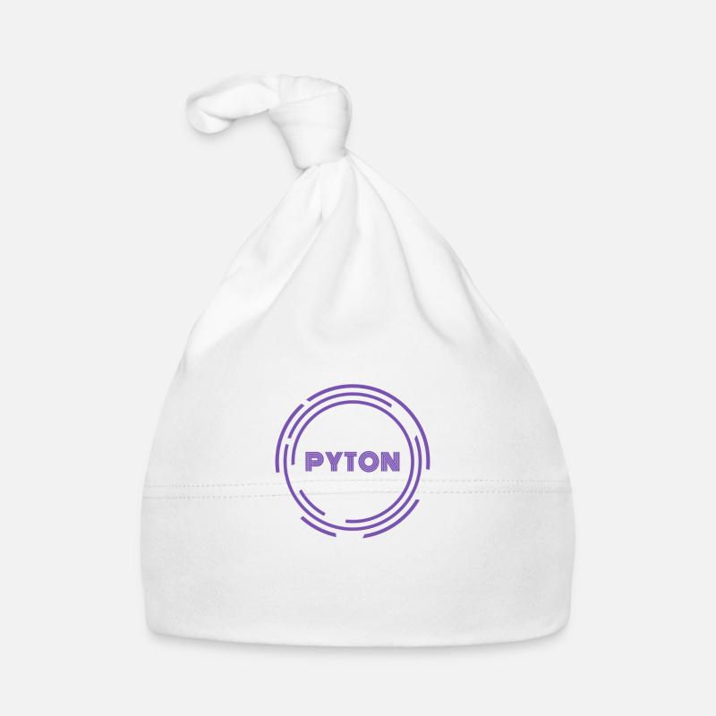 Python - Baby Bio-Mütze - Weiß