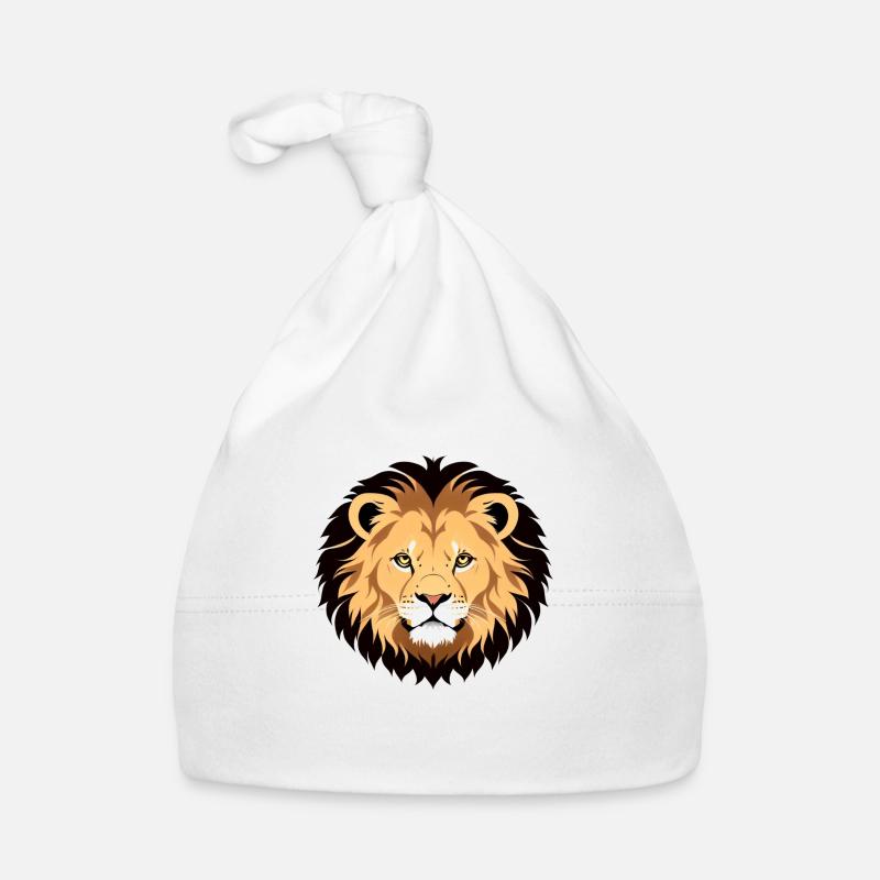 Royal Cartoon Lion Lions Comic 10 Organic Baby Cap