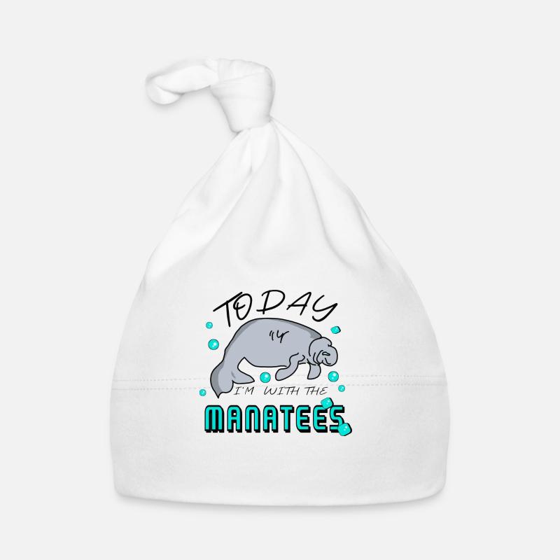 Manatee - Manatee Saying Organic Baby Cap