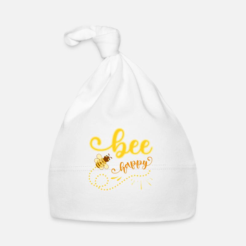🐝 bee happy Baby Bio-Mütze