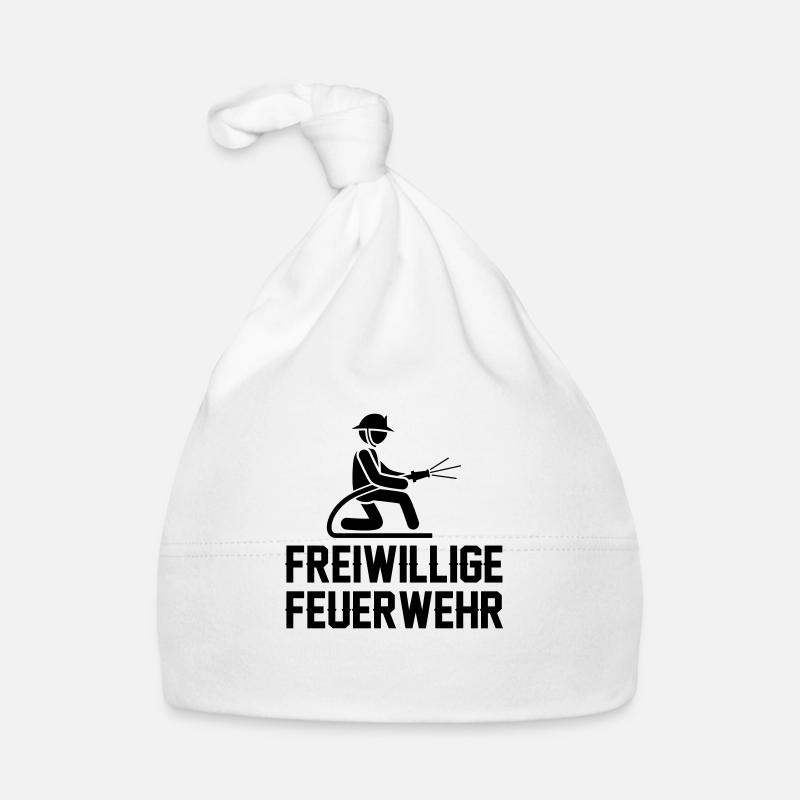 feuerwehr freiwillige Baby Bio-Mütze