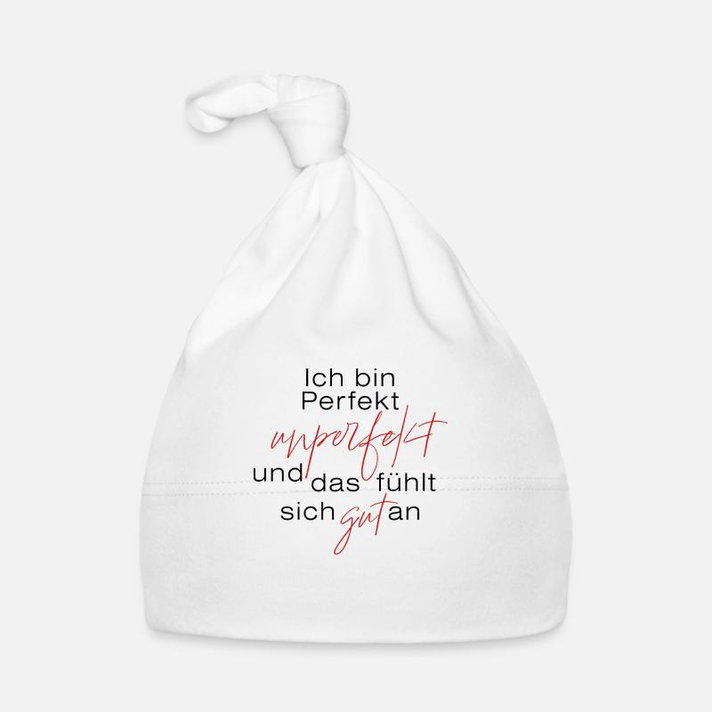 Ich bin perfekt unperfekt ... Baby Bio-Mütze