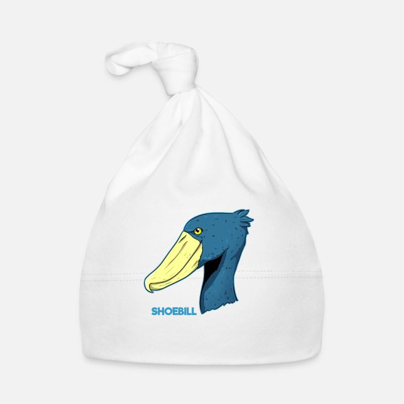 Shoebill Bird Ornithologist Forest I Gift Organic Baby Cap