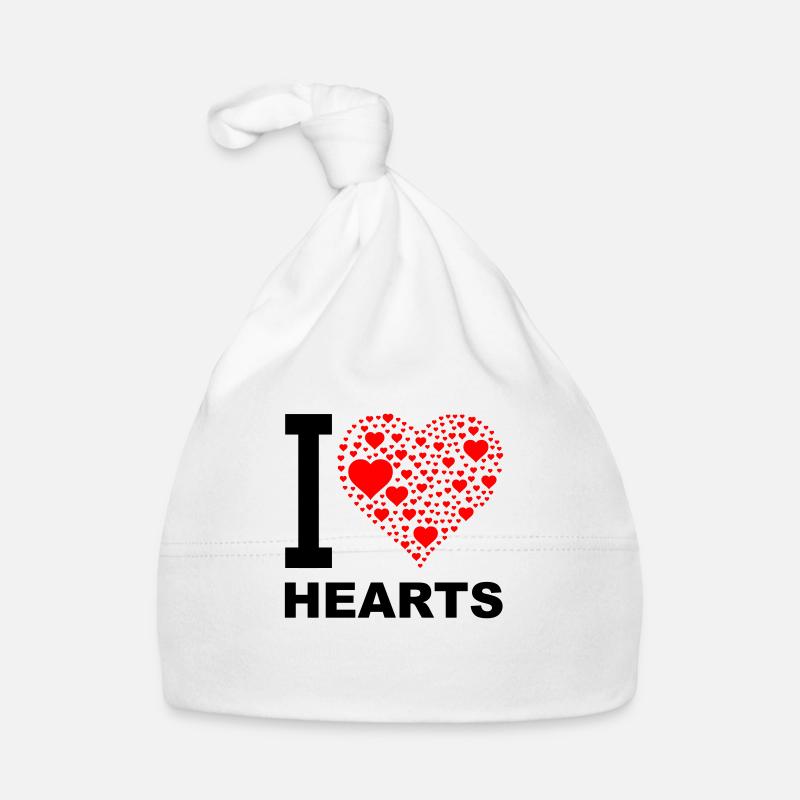 i love hearts 2 Baby Bio-Mütze