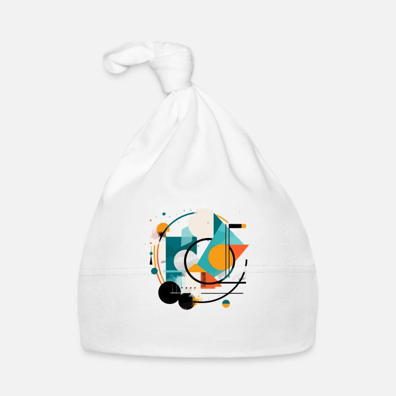 Abstract geometric design Organic Baby Cap