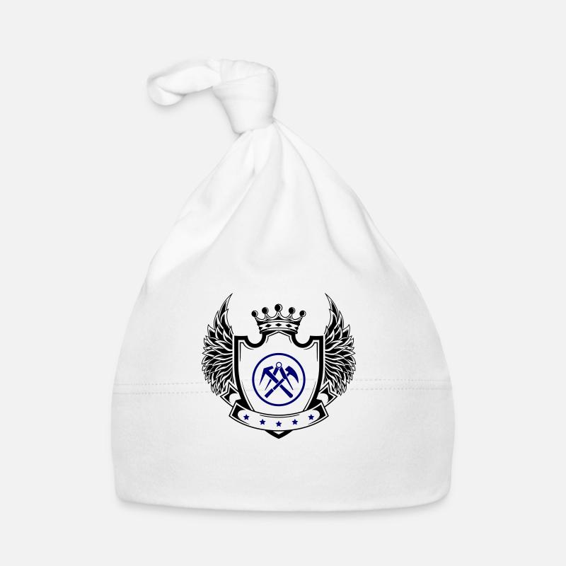 Dachdecker Wappen Baby Bio-Mütze