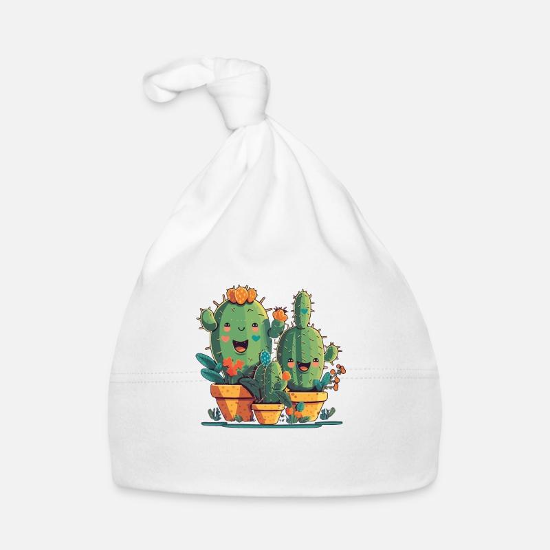 Happy cacti Organic Baby Cap