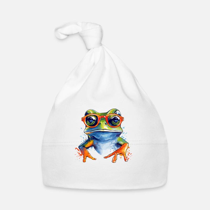Gret the frog Organic Baby Cap