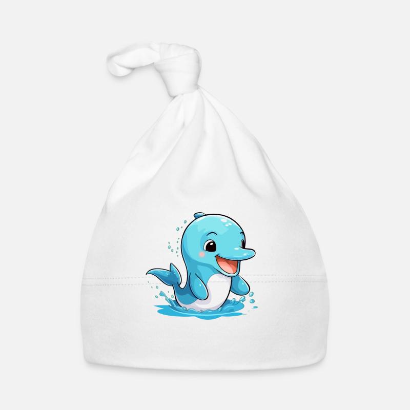 Hero the dolphin Organic Baby Cap