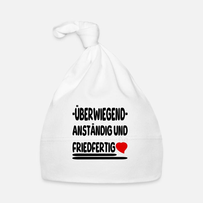 anständig friedfertig II Baby Bio-Mütze