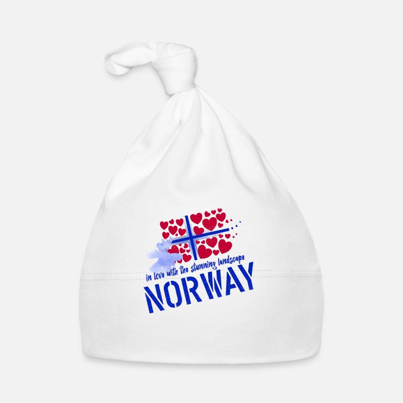 Norwegen Elche norge Norvège Bonnet bio Bébé