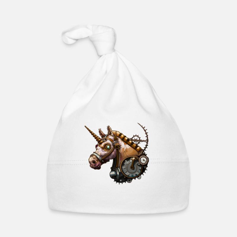 Licorne Steampunk Bonnet bio Bébé