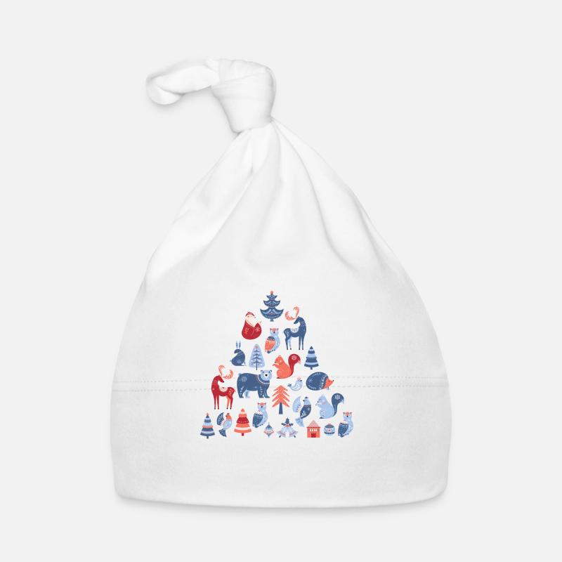 Sapin de Noël d’inspiration scandinave Bonnet bio Bébé