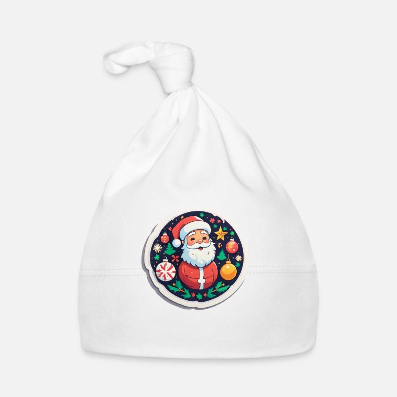 Santa Claus Organic Baby Cap