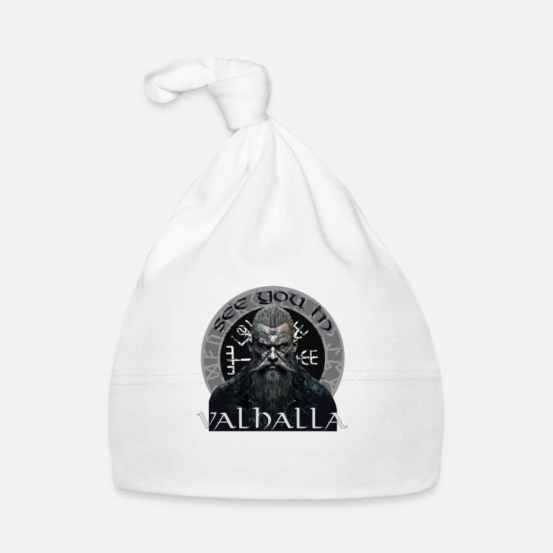 Viking Valhalla Norseman Valhalla Vegvisir Bonnet bio Bébé