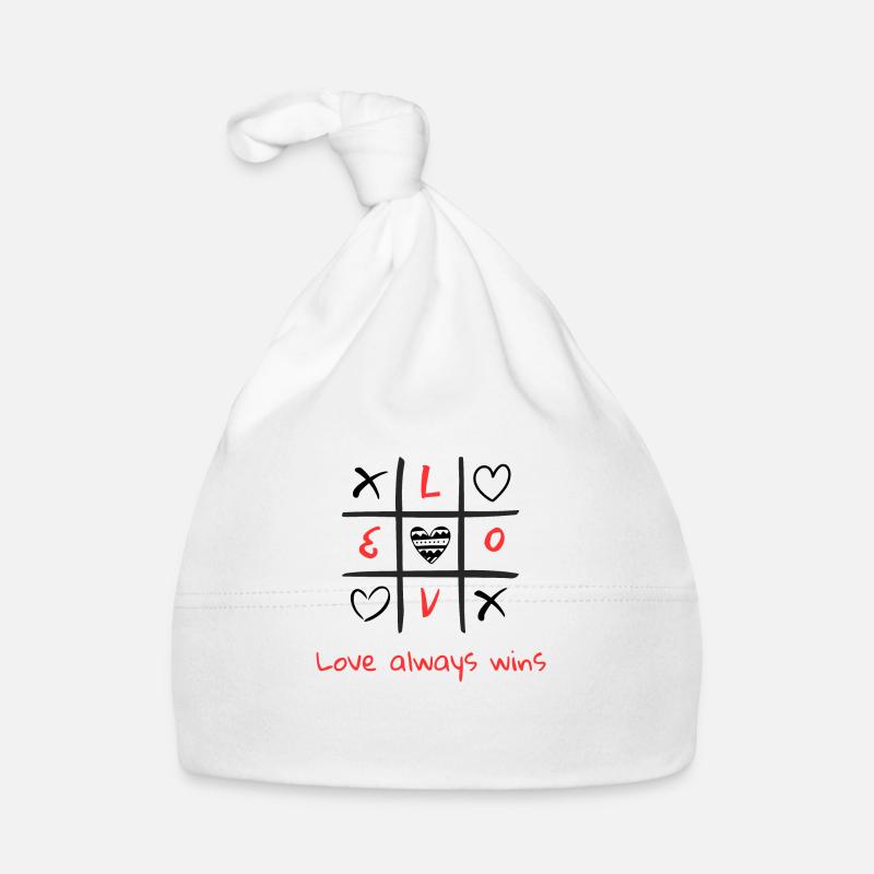 Die Liebe siegt immer Baby Bio-Mütze