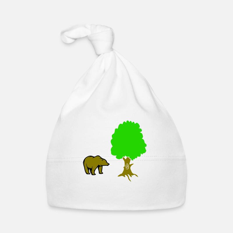 bär baum Baby Bio-Mütze