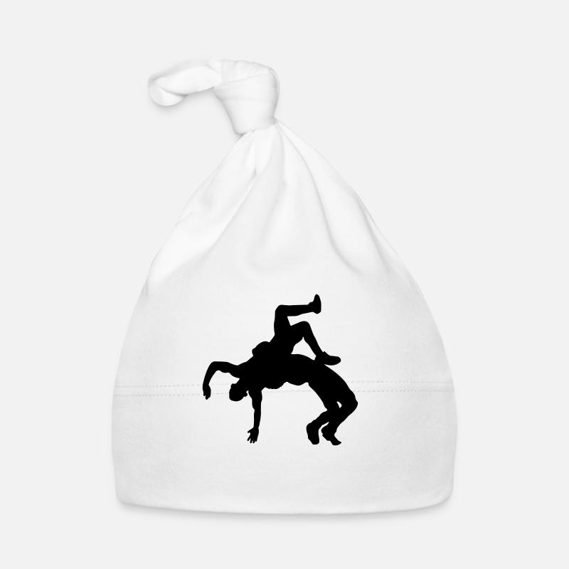 Silhouette de lutte Bonnet bio Bébé