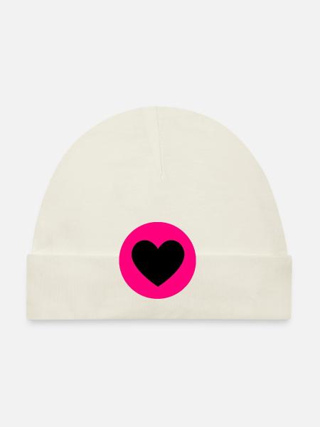 NWE | Emma Design - Organic Baby Cap - white - Front