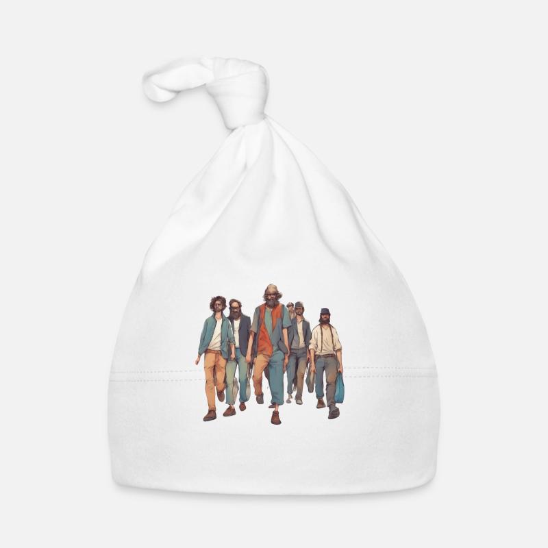 People walking Organic Baby Cap