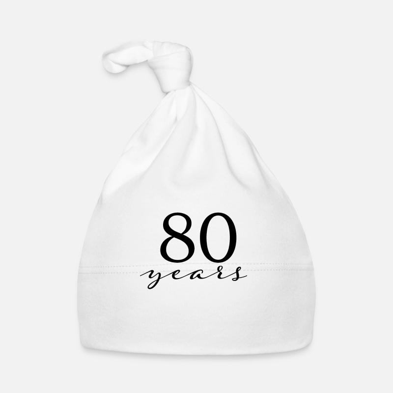 80 years Organic Baby Cap