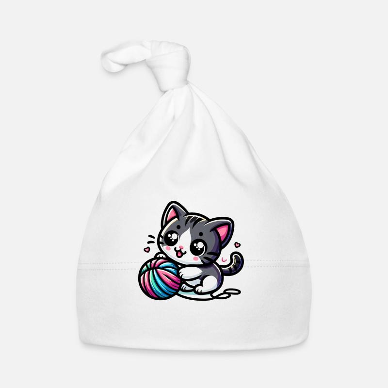 Chat mignon Bonnet bio Bébé