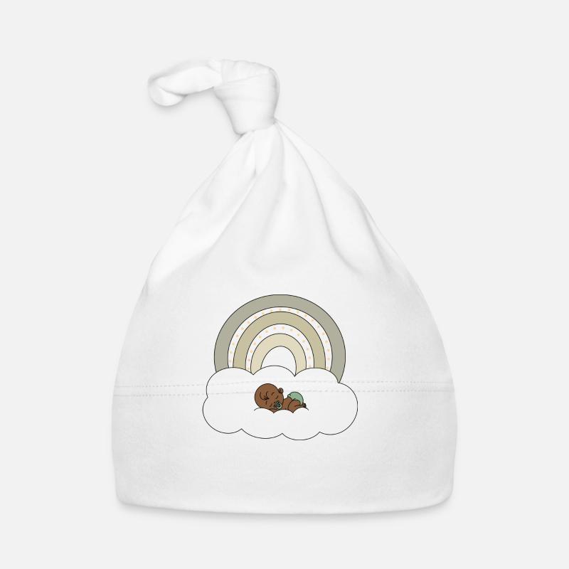 Bébé arc-en-ciel Bonnet bio Bébé