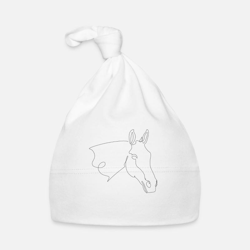 Pferdekopf Cocco Baby Bio-Mütze