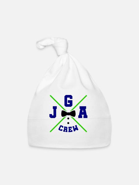 jga crew - Baby Bio-Mütze - Weiß - Vorne