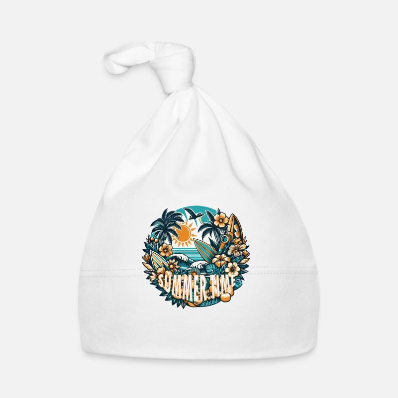 Heure d'été Bonnet bio Bébé