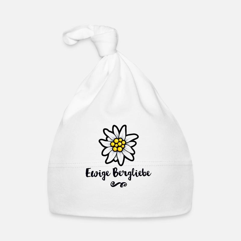 ALPEN EDELWEIS - Baby Bio-Mütze - Weiß