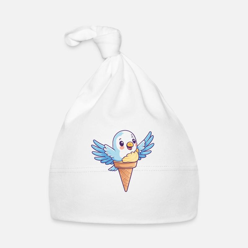Voges de glace - Bonnet bio Bébé - blanc